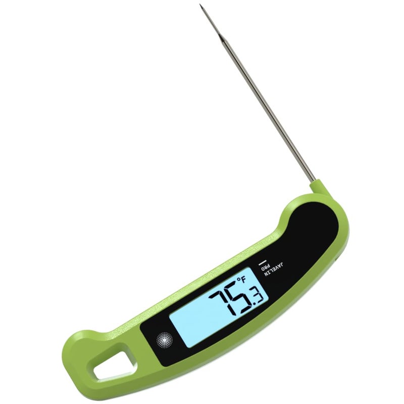Lavatools JavelinÂ® PRO Classic Ultra-Fast 2-Second Professional Digital Instant Read Meat Thermometer for Grill and Cooking, Auto-Rotating Backlit Display, IP65 Water Resistant, NSF Certified â€“ Wasabi - Image 2